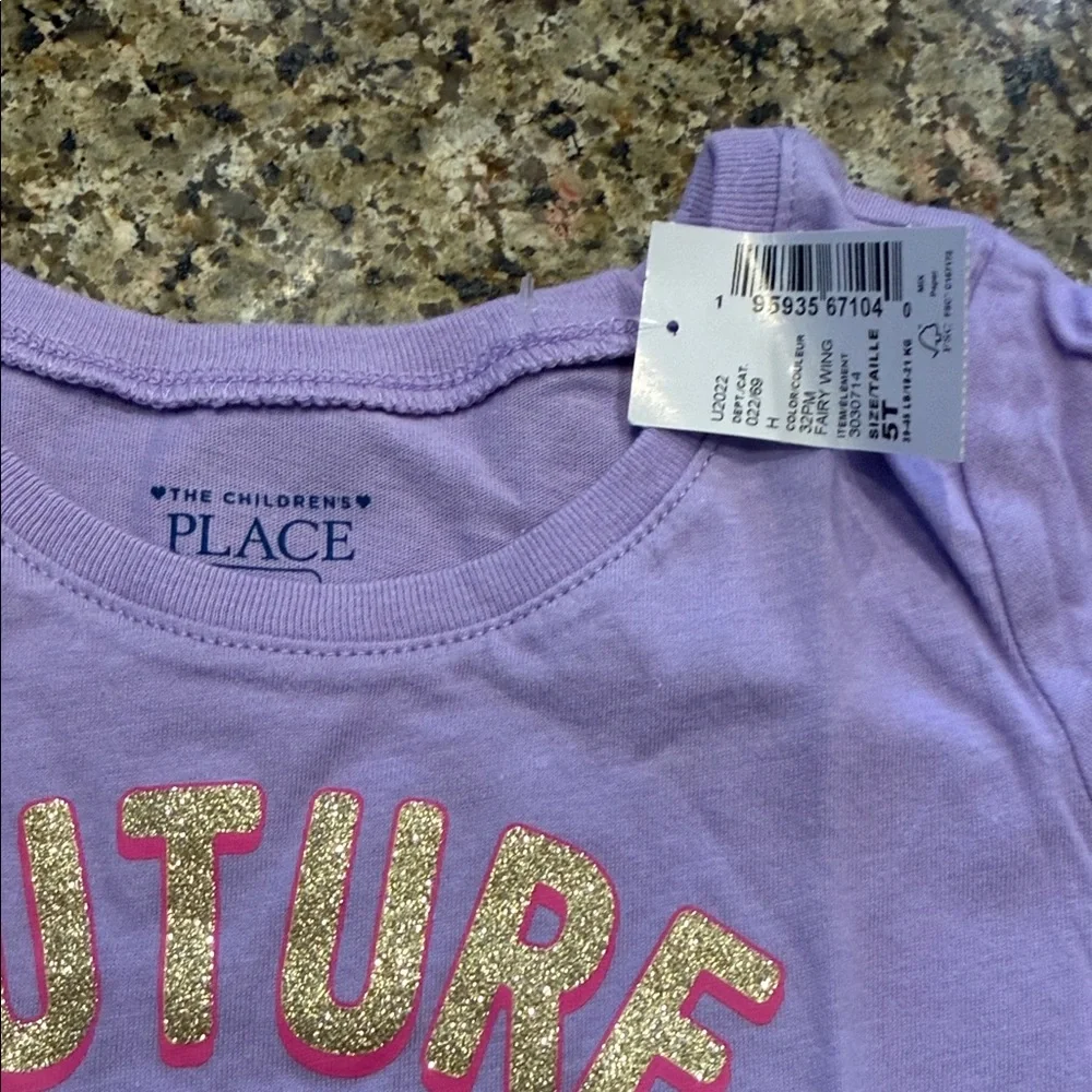 The Children's Place Lavender 'Future Cowgirl' Tee